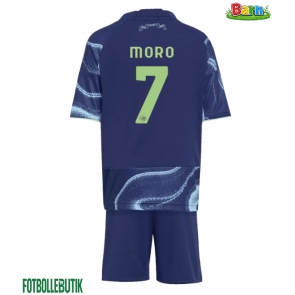 Ajax Raul Moro #7 Bortaställ Barn 2025-26 Kortärmad (+ Korta byxor)